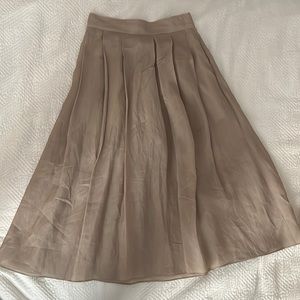 Billy Reid midi skirt with built in silk short